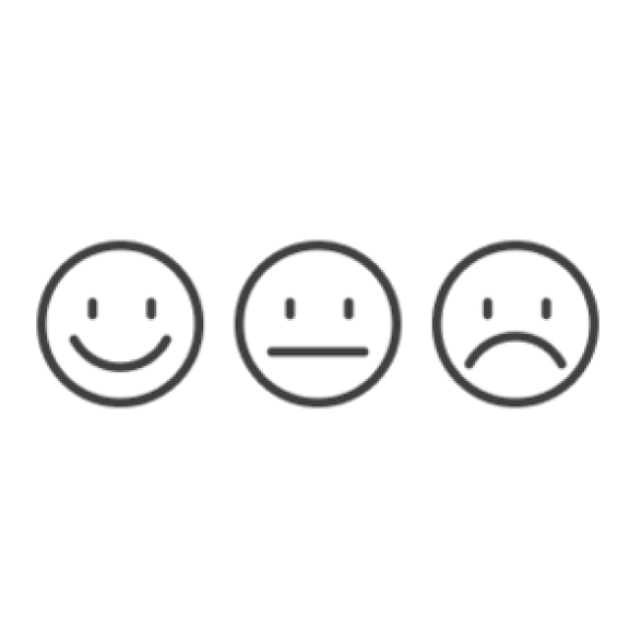 満足度別表情