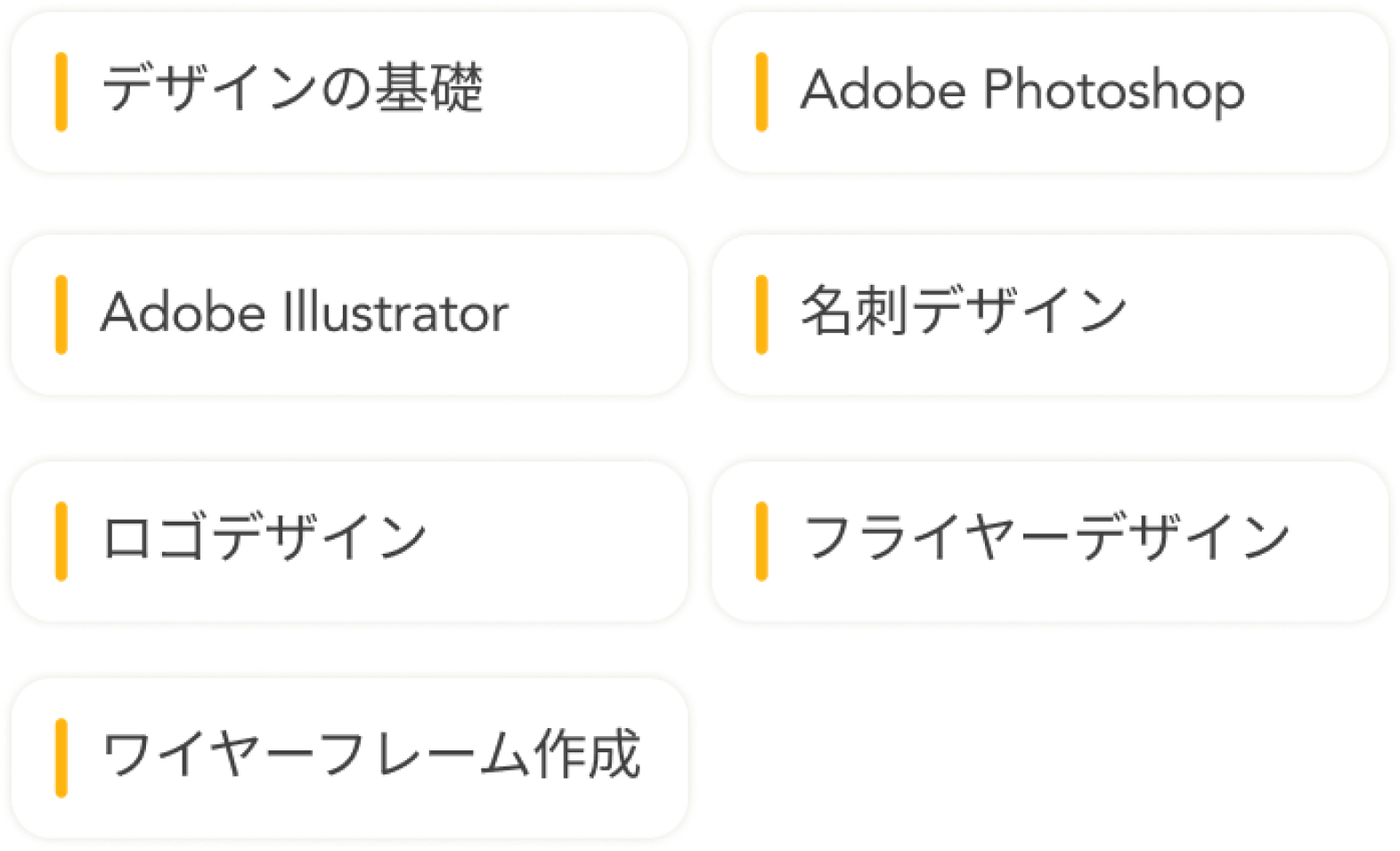 グラフィックスキル一覧